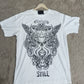 Skull Printed Round Neck T-Shirt
