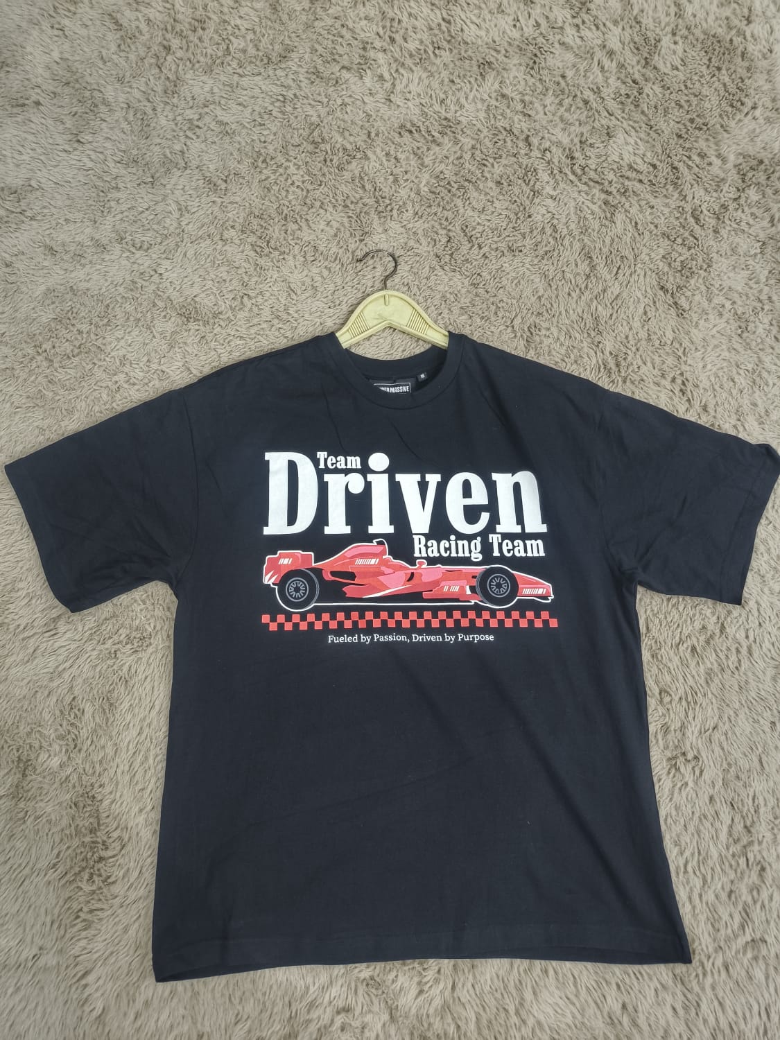 F1 Car downshoulder Roundneck T-shirt